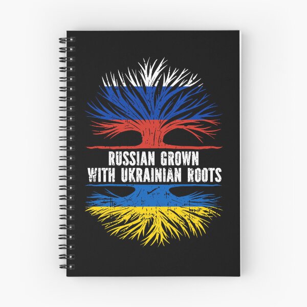 Item preview, Russian Grown with Ukrainian Roots Flag designed and sold by CosmoKitsch.