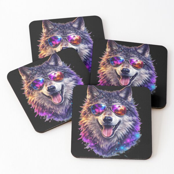 Item preview, Party Wolf Sunglasses Too Cool designed and sold by ClutchCassidyTees.