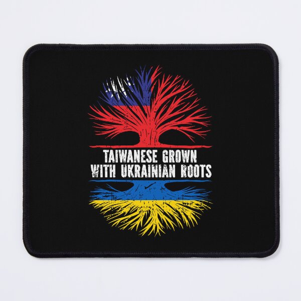 Item preview, Taiwanese Grown with Ukrainian Roots Flag designed and sold by CosmoKitsch.