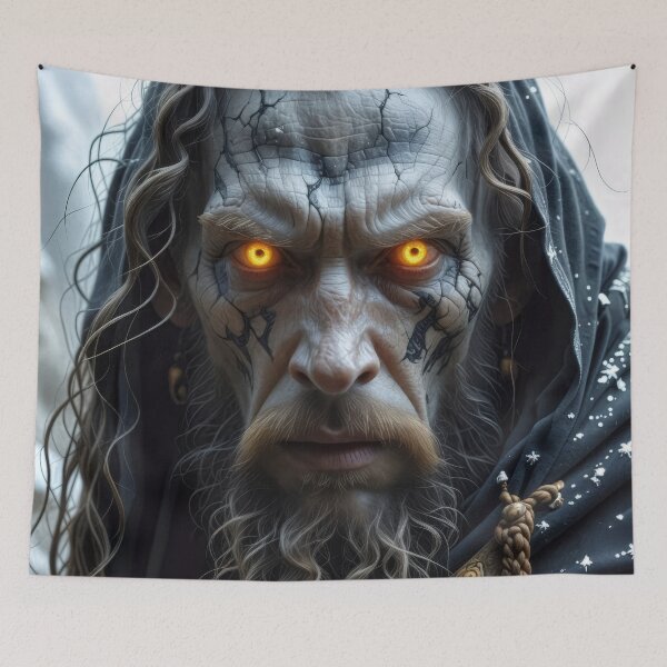 Item preview, Norse Viking Warrior with Glowing Eyes designed and sold by NecroScrolls.