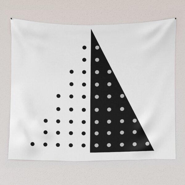 Item preview, Patrón de triángulos en blanco y negro designed and sold by LKozerski.