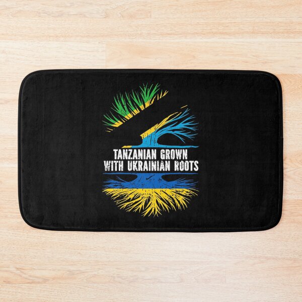 Item preview, Tanzanian Grown with Ukrainian Roots Flag designed and sold by CosmoKitsch.