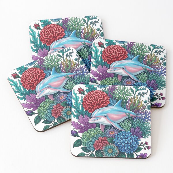Item preview, A little dolphin and the vast ocean. designed and sold by PP&RAINBOW SHOP.
