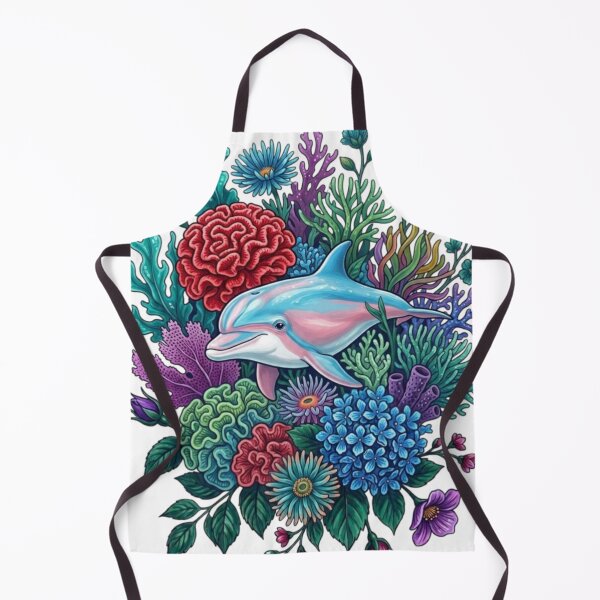 Item preview, A little dolphin and the vast ocean. designed and sold by PP&RAINBOW SHOP.