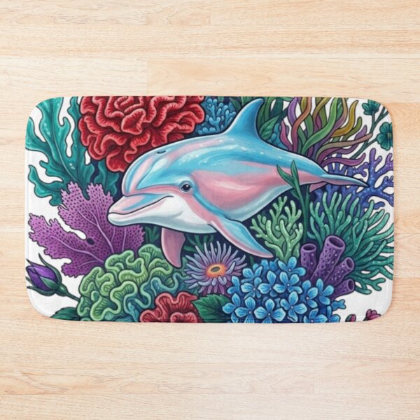 Item preview, A little dolphin and the vast ocean. designed and sold by PP&RAINBOW SHOP.