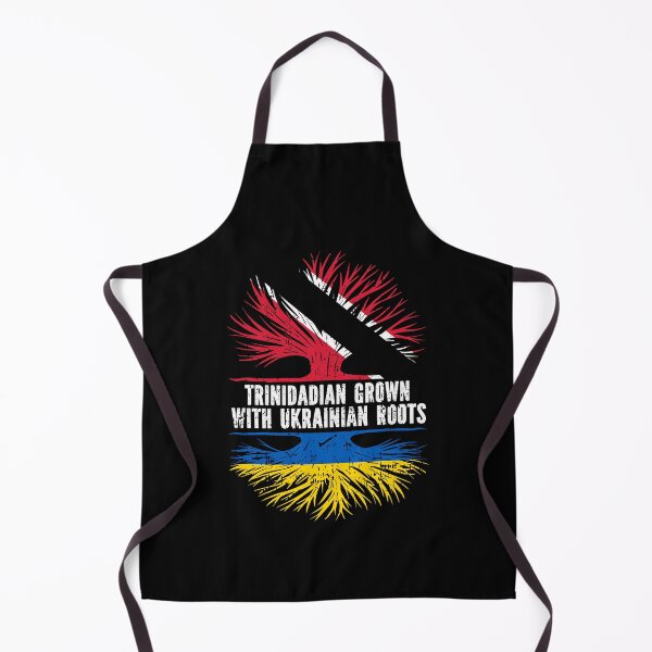 Item preview, Trinidadian Grown with Ukrainian Roots Flag designed and sold by CosmoKitsch.