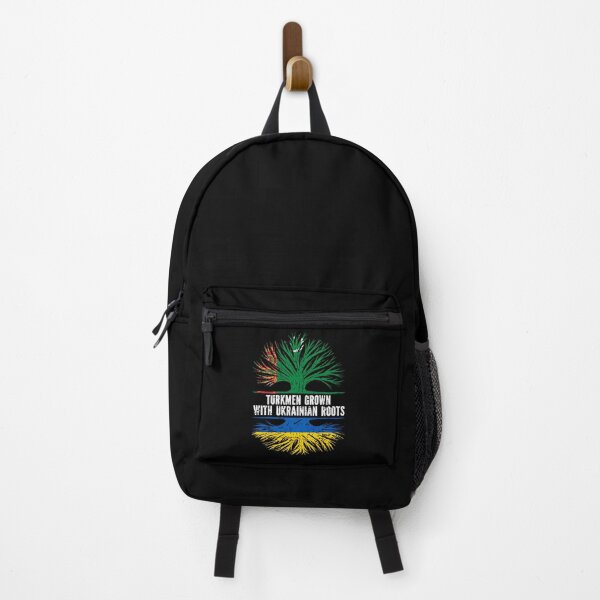 Item preview, Turkmen Grown with Ukrainian Roots Flag designed and sold by CosmoKitsch.