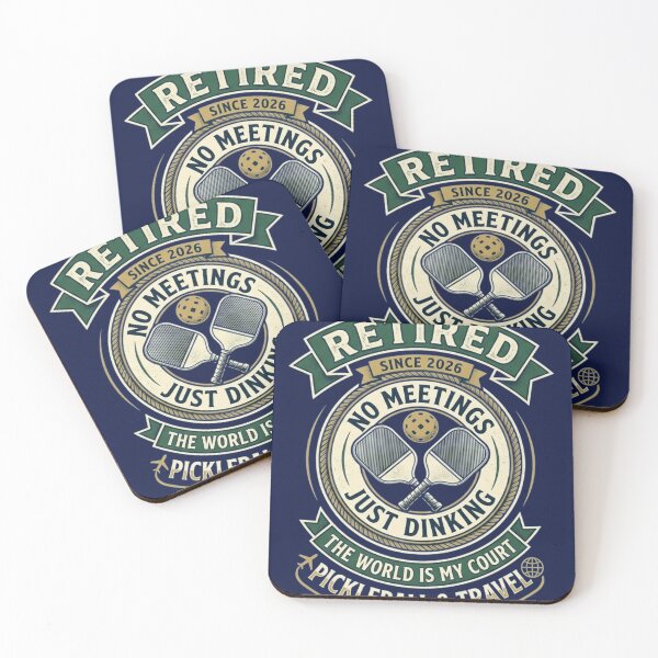 Item preview, Retired 2026 Pickleball & Travel - No Meetings Just Dinking - Funny Pickleball Retirement Gift designed and sold by FarDesign.