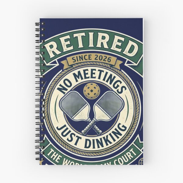 Item preview, Retired 2026 Pickleball & Travel - No Meetings Just Dinking - Funny Pickleball Retirement Gift designed and sold by FarDesign.