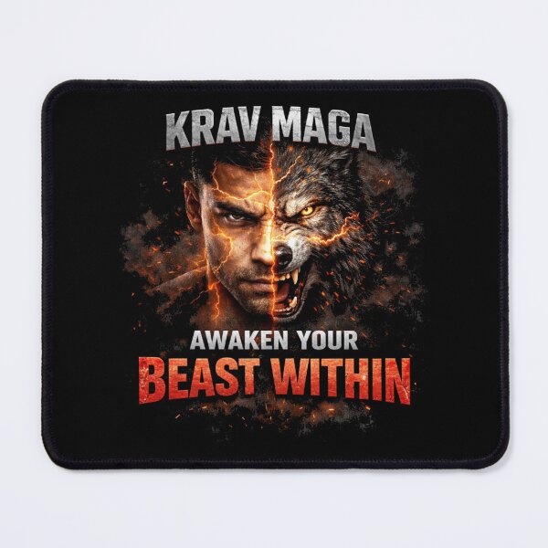 Item preview, Krav Maga Beast Within – Awaken Your Beast Within – Fighter Mindset Self Defense Design designed and sold by 486DesignCo.