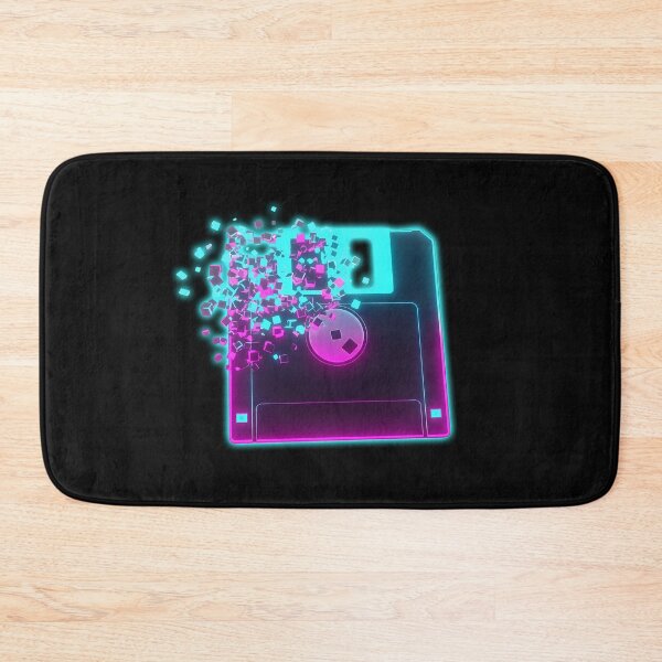 Item preview, Digital Decay: Neon Floppy Glitch designed and sold by powersunlight.