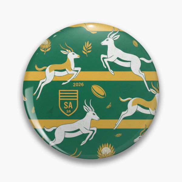 Artikelvorschau, Springboks Rugby-Muster entworfen und verkauft von SaltCraft.