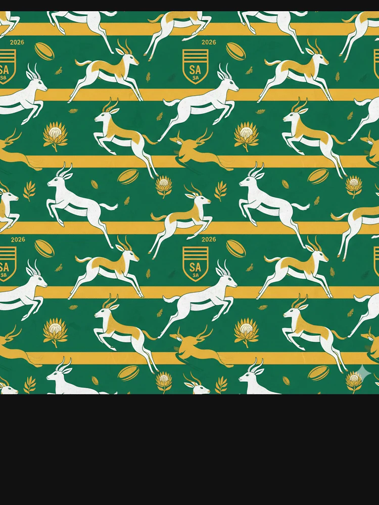 Thumbnail 6 of 6, Premium Oversized Sweatshirt, Springboks Rugby Pattern  designed and sold by SaltCraft.