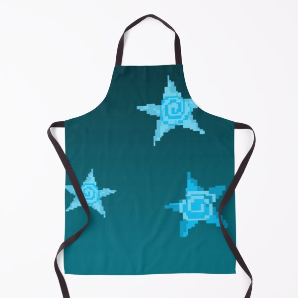 Item preview, Icey blue background print with stars. Pixel art. designed and sold by YaroshMaria.