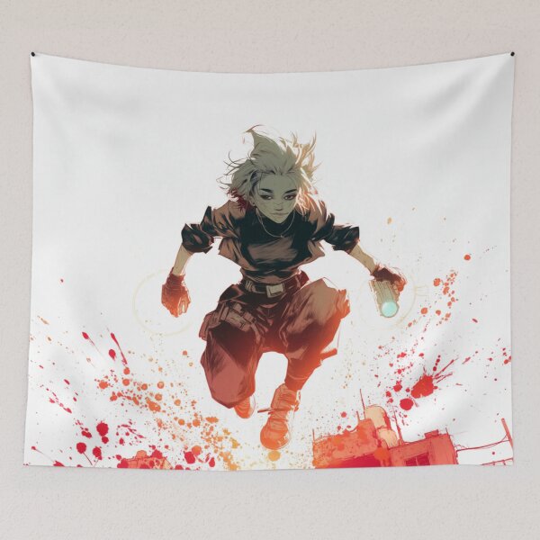 Item preview, ZERO — Stolen Light in a Dead City | Post-Punk Anime Print designed and sold by GhostOrigin.