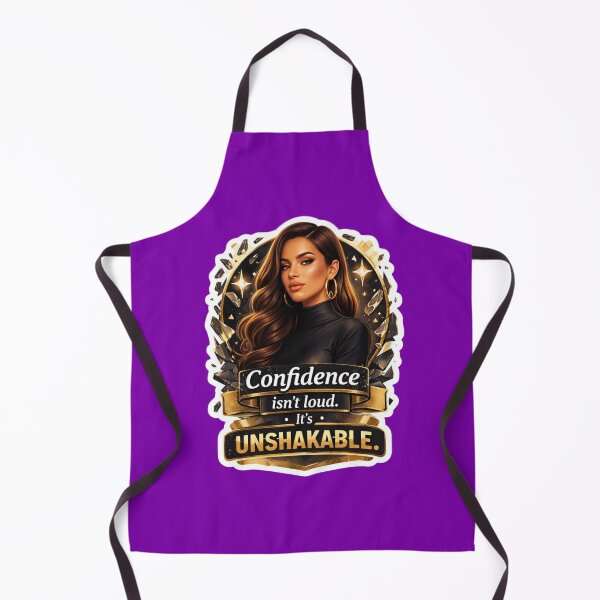 Item preview, Confidence Isn't Loud It's UNSHAKABLE Luxury Empowerment Sticker designed and sold by Nicolae-SCROCIOB-Shop.