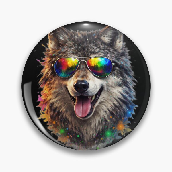 Item preview, Party Wolf Sunglasses Very Cool designed and sold by ClutchCassidyTees.