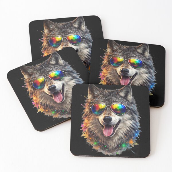 Item preview, Party Wolf Sunglasses Very Cool designed and sold by ClutchCassidyTees.