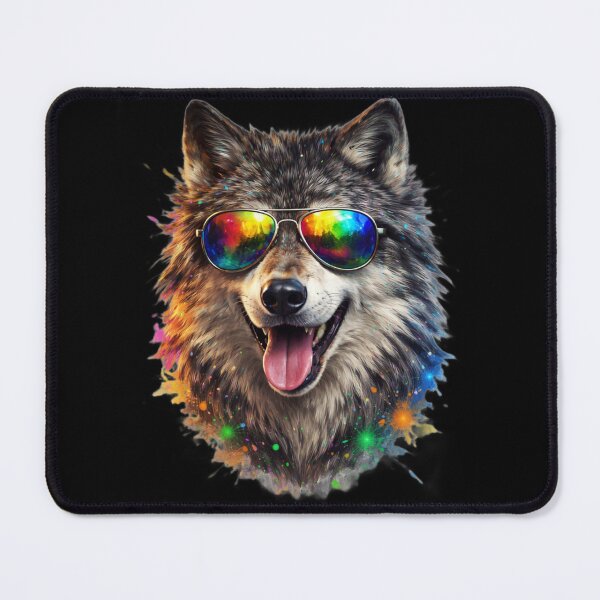 Item preview, Party Wolf Sunglasses Very Cool designed and sold by ClutchCassidyTees.