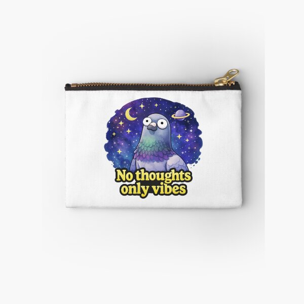 Item preview, No Thoughts Only Vibes Pigeon designed and sold by MonkiFlipp.