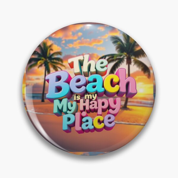 Item preview, The beach is my happy place. designed and sold by casamomo.