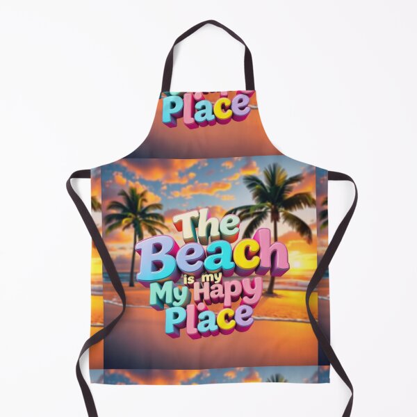 Item preview, The beach is my happy place. designed and sold by casamomo.