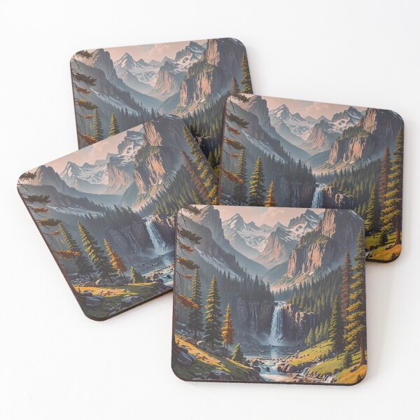 Item preview, Majestic Mountain Landscape designed and sold by BeautifulVirtues.