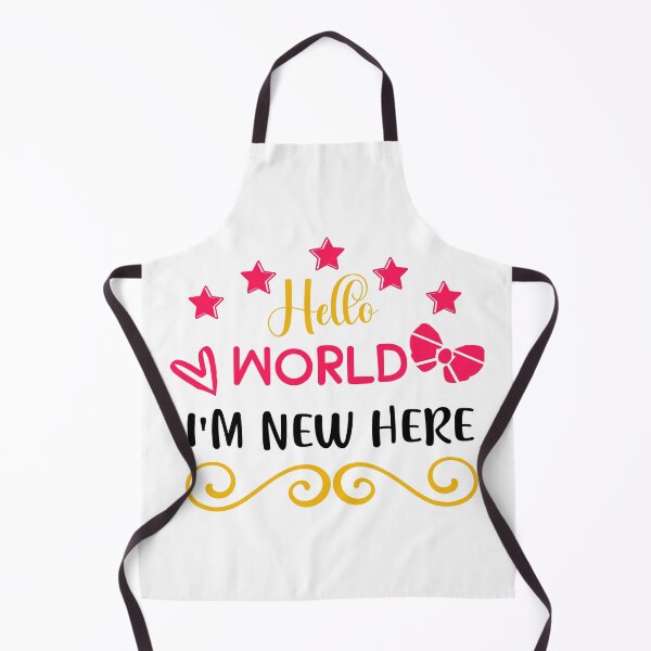 Item preview, Hello World I'm New Here - Cute Newborn Announcement Baby Gift designed and sold by FuzionRaptor.