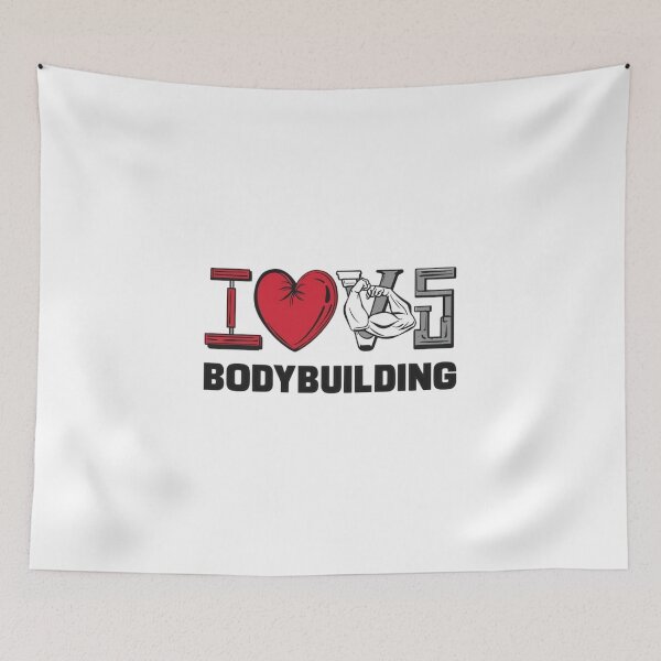 Item preview, I Love VS Bodybuilding Gym Workout Fitness Lover Design designed and sold by SOOLEZDRAWS.