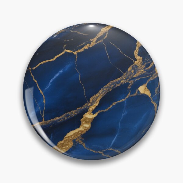 Item preview, Luxury Royal Blue and Gold Marble Texture designed and sold by Ed & Harmony.