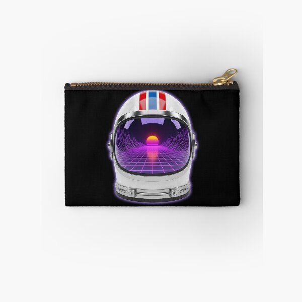 Item preview, Retro Future Astronaut Helmet - Synthwave Horizon Space Art designed and sold by powersunlight.