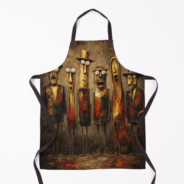 Item preview, Crimson Figures – Distorted Souls in Silent Harmony designed and sold by JcAbstractArt.