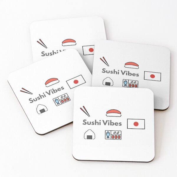 Item preview, Sushi Vibes – Japanese Sushi Lover Emoji Design designed and sold by iccdesignsshop.