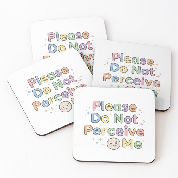 Item preview, Please Do Not Perceive Me Funny Introvert Sticker designed and sold by CutePlix.