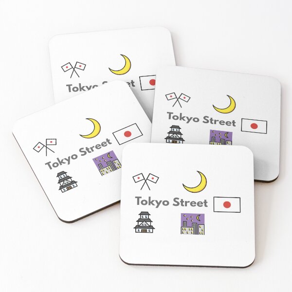 Item preview, Tokyo Street – Japan Urban Night Emoji Design designed and sold by iccdesignsshop.