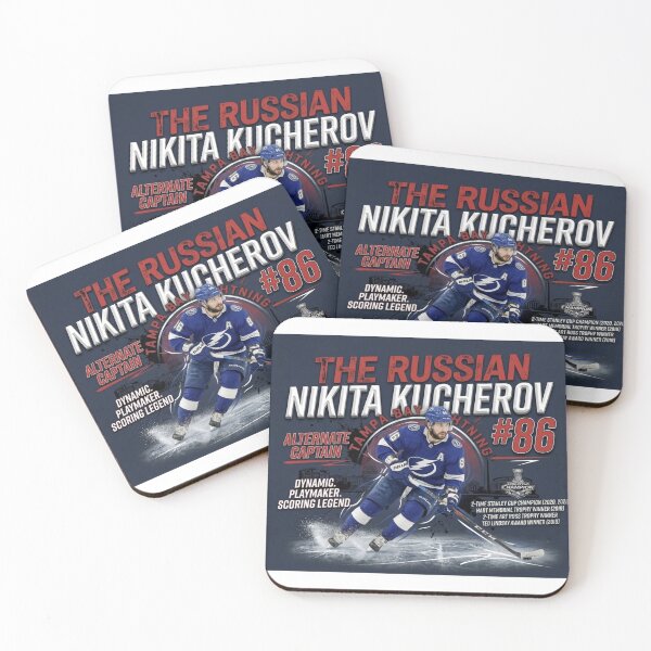 Item preview, Nikita Kucherov #86 Tampa Bay Lightning - The Russian Playmaker Legend designed and sold by FarDesign.