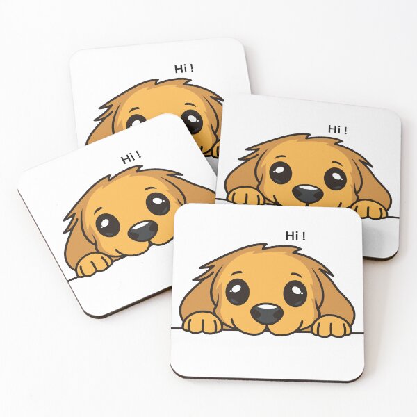 Item preview, Cute Peeking Dog Kawaii Puppy Peek Minimal Design designed and sold by CozyMomDesigns.