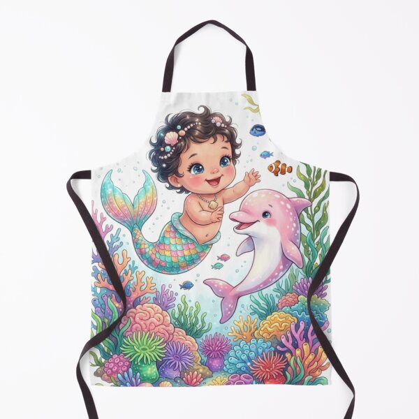 Item preview, Cute baby mermaid designed and sold by PP&RAINBOW SHOP.