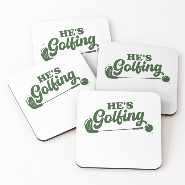 Item preview, He's Golfing Funny Golf Coach Gift designed and sold by gunaone-design.