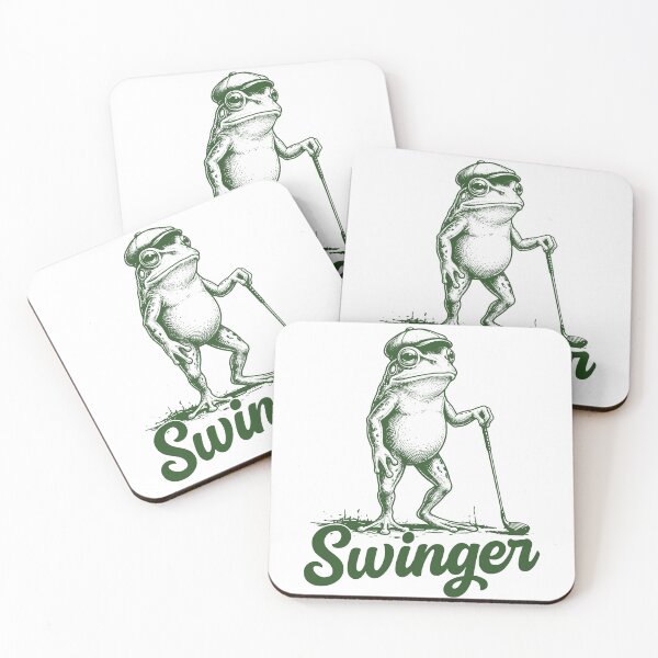 Item preview, Swinger Golf Frog Golfer Funny Golfing Meme designed and sold by gunaone-design.