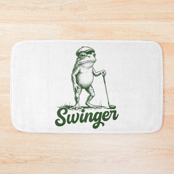 Item preview, Swinger Golf Frog Golfer Funny Golfing Meme designed and sold by gunaone-design.