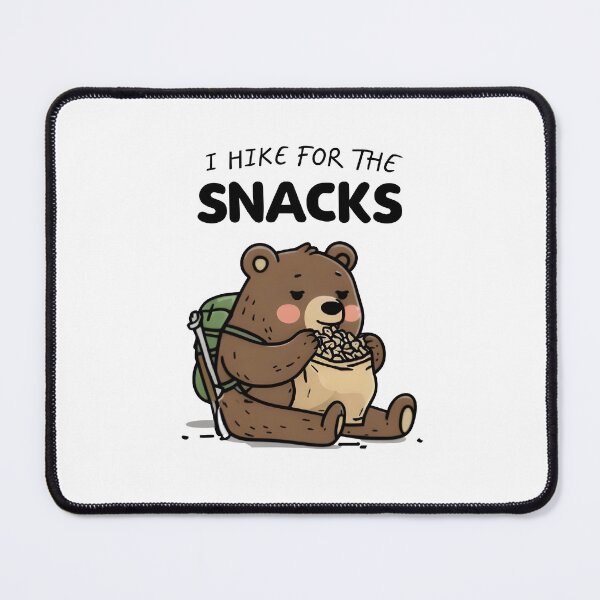 Item preview, Bear Hiking Humor  ~Gift idea  for hiking lover designed and sold by Uniqueauraaprints.