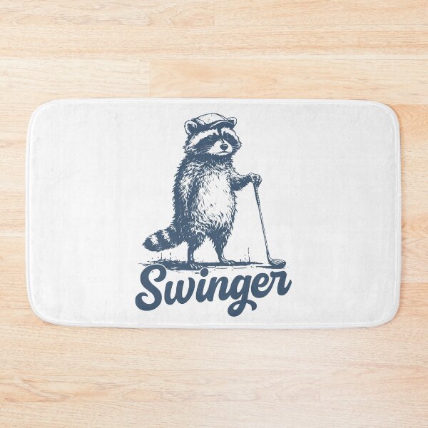 Item preview, Copy of Swinger Golf Raccoon Golfer Funny Golfing Meme designed and sold by gunaone-design.