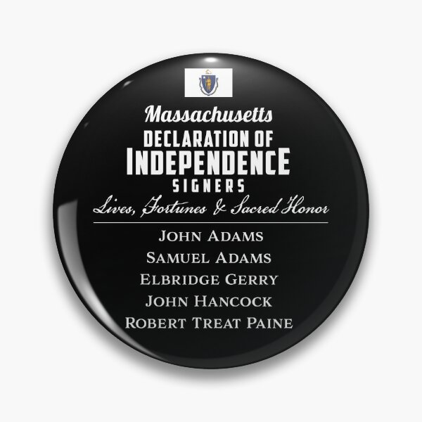 Item preview, Massachusetts Signers Declaration Of Independence designed and sold by twHistory.