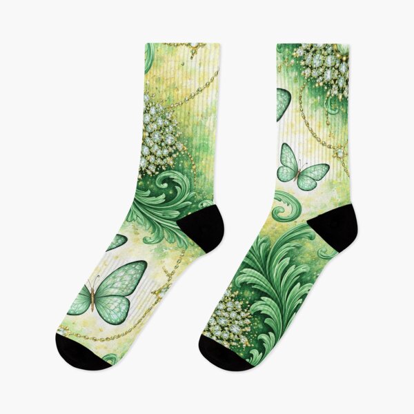 Item preview, Watercolor & Butterflies - Green designed and sold by DesignsByPrnces.
