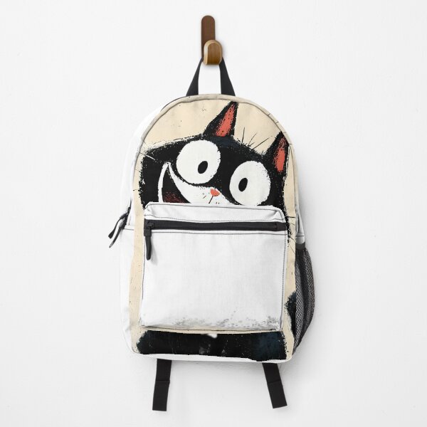 Item preview, Happy Funny Cat designed and sold by Retro Whimsy.