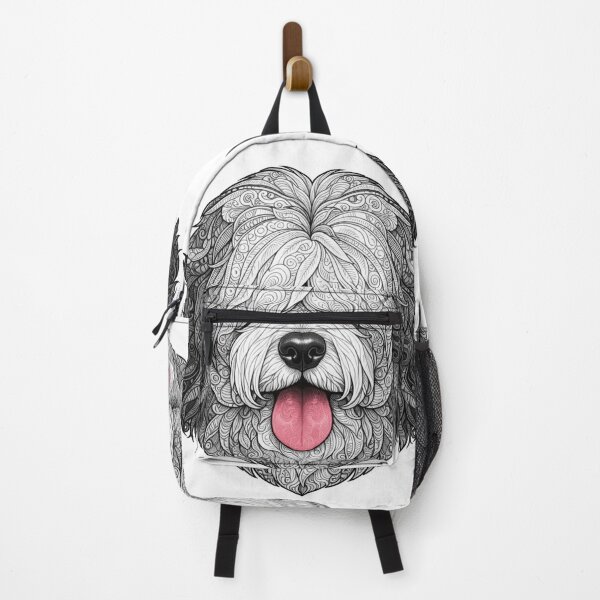 Item preview, Intricate Old English Sheepdog designed and sold by PaintedbyCarol.
