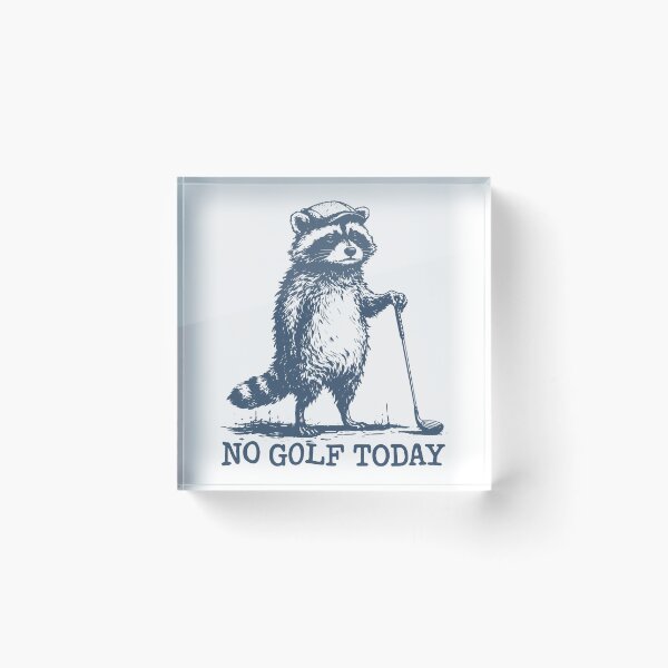 Item preview, No Golf Today Funny Raccoon Meme Golfer Dad Gift designed and sold by gunaone-design.