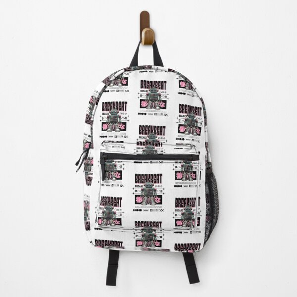 Item preview, BREAKBEAT  - Robo Breaks (Black)  designed and sold by Discothreadz.