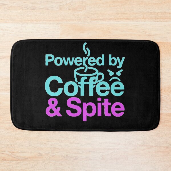 Item preview, Powered by Coffee & Spite Funny Quote designed and sold by TernEdge.